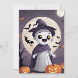 Spöklikka Hälsningar – Halloween Presentkort Julkort