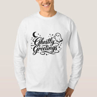 Spökliknande Halloween-konst med Spooky Chic-tema T Shirt