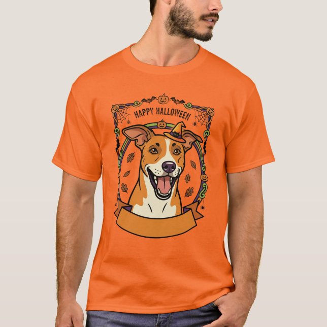 spökliknande säsong valp t shirt (Framsida)