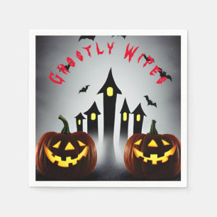 Spökliknande servetter Kuslig Halloween Jack 'o La