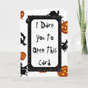 Spöklikt Halloween kort