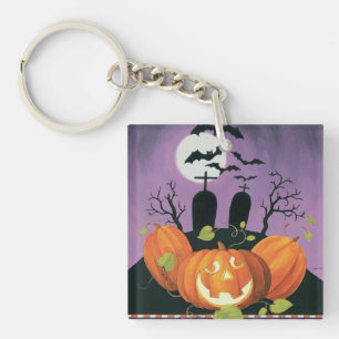 Spöklikt Halloween spökat hus