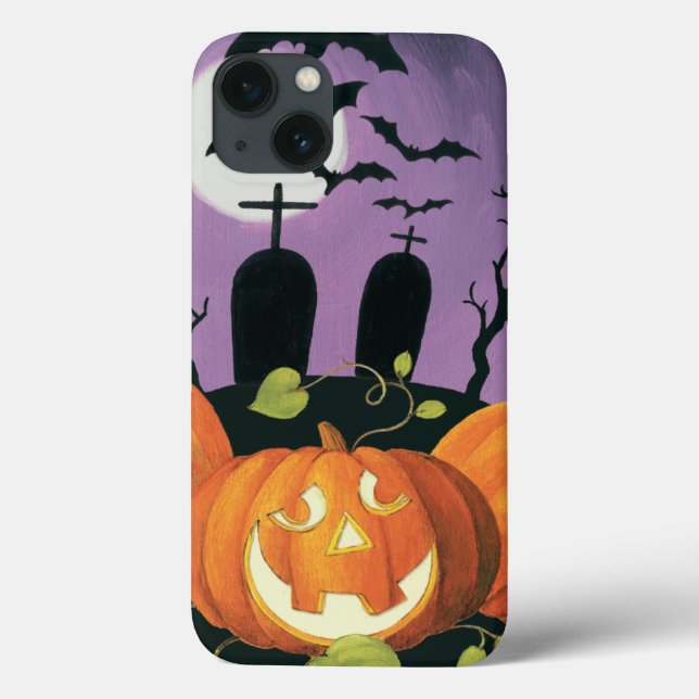 Spöklikt Halloween spökat hus (Baksida)