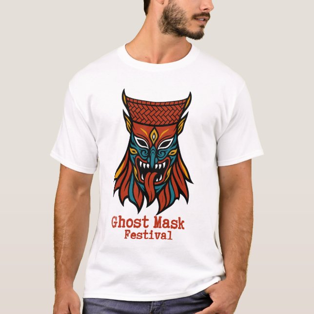 spökmaskfestival t shirt (Framsida)