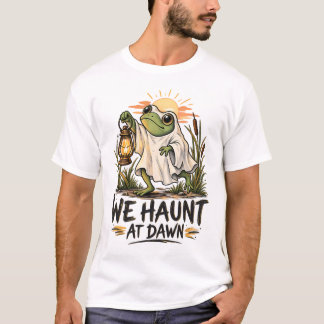 Spökpaddetröja, Halloween-padda T-shirt, Vi hemsök T Shirt