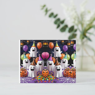 spökparty vykort