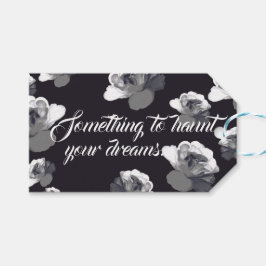 Spökrosen Mardrömmar Halloween Presentetikett