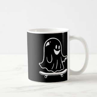 Spökskateboard Lätt Halloween-kostym Rolig Skate Kaffemugg