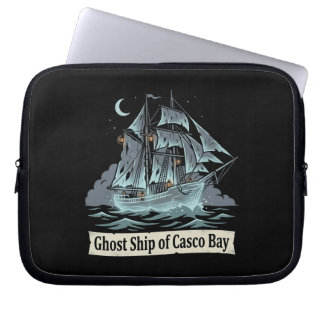 Spökskepp I Casco Bay Laptop Fodral
