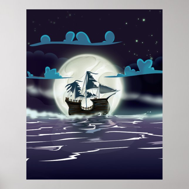 Spökskepp Poster (Framsidan)