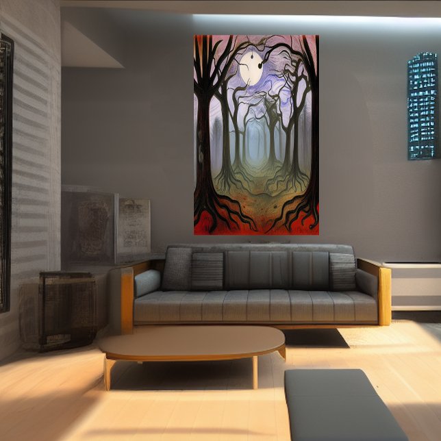 Spökskog | AI Art Poster (Skapare uppladdad)