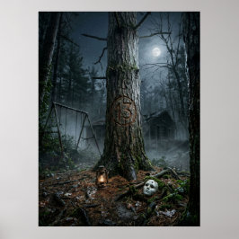 Spökskogs camp Midnight Poster