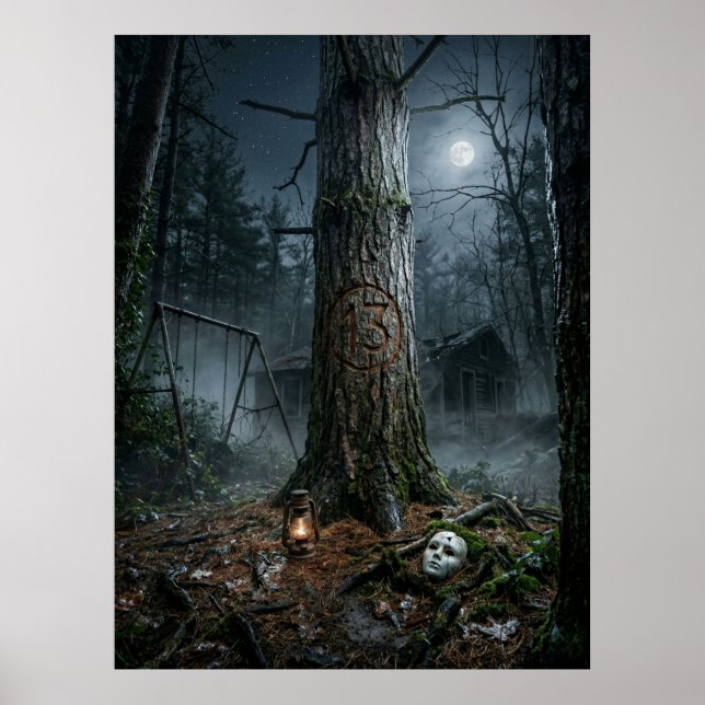 Spökskogs camp Midnight Poster (Framsidan)