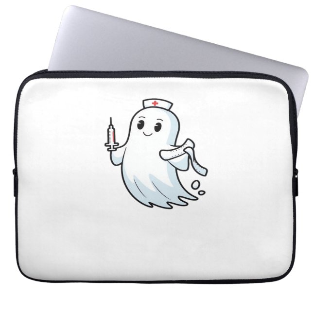 spöksköterska Classic T-Shirt_1 Laptop Fodral (Framsidan)