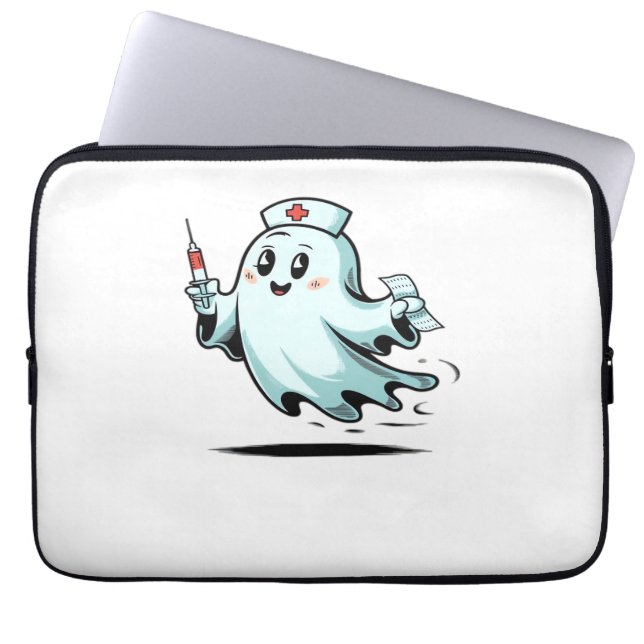 spöksköterska Classic T-Shirt_2 Laptop Fodral (Framsidan)