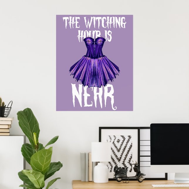 Spökstunden är nära poster (Hemmakontoret)