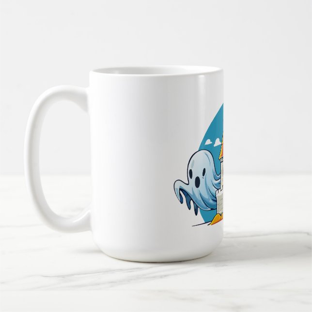 spökt hus och spöke kaffemugg (Vänster)