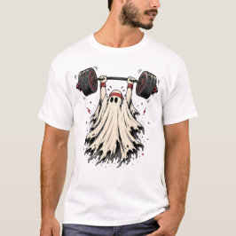 Spöktävling med skivstång Rolig Gym Fitness Hallow T Shirt