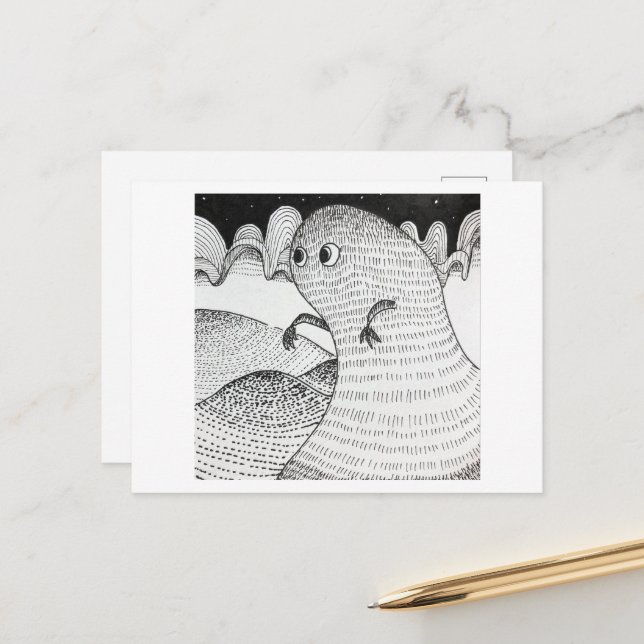 spöktimmen vykort (Fram/Back In Situ)