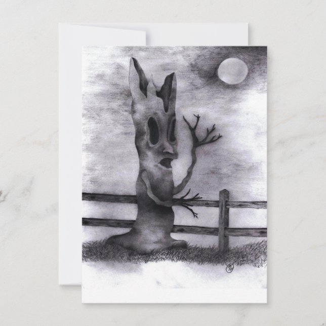 "Spökträd" Inbjudningar (Framsida)