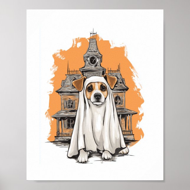 Spökvalp – Kuslig hundkostym Poster (Framsidan)