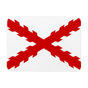 spola gammal flagga ny spansk indies conquistador magnet