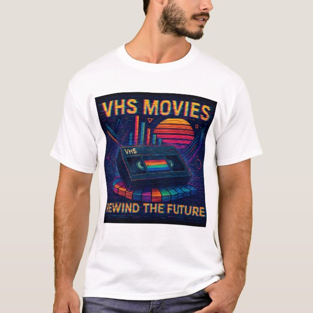 Spola tillbaka framtida VHS T Shirt (Framsida)