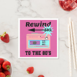 Spola tillbaka till 80-talet pappersservett