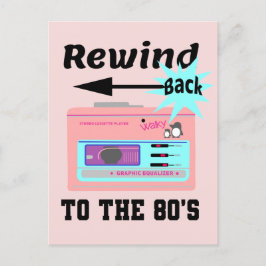 Spola tillbaka till 80-talet vykort