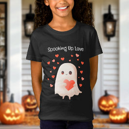 Spola upp Kärlek Cute Ghost Halloween T Shirt