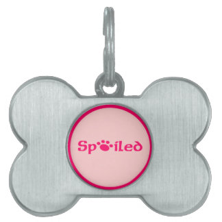 Spolad #12 namnbricka husdjur