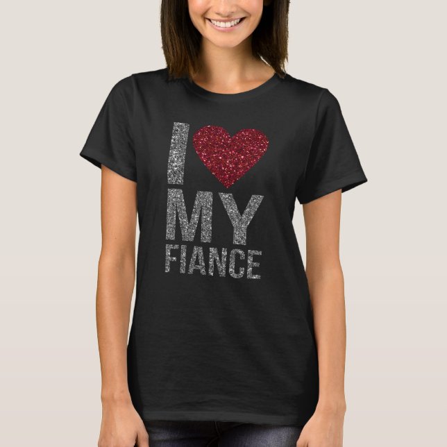 Spolad av Fiancee-grafik T Shirt (Framsida)