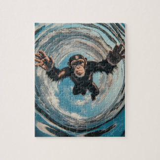 spolad bort apa pussel