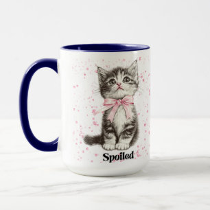 Spolad Kattunge Mugg