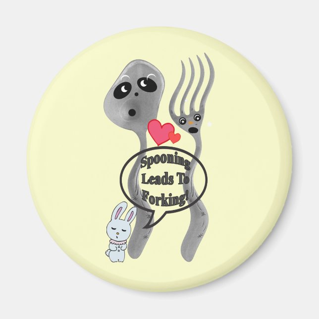 Spolar leder till Forking Magnet (Framsidan)