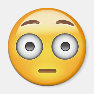 Spolat ansikte Emoji Magnet