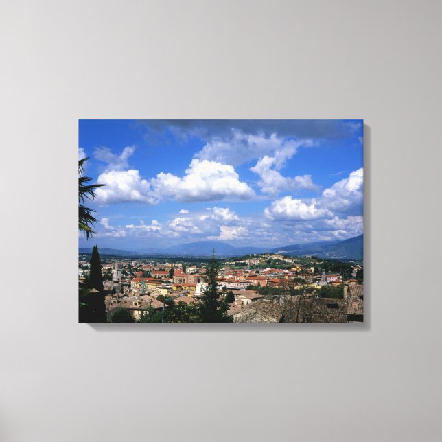 Spoleto Umbria Italien Canvastryck (Framsida)
