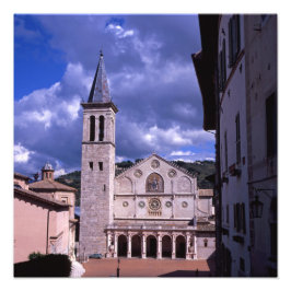 Spoleto Umbria Italien Fototryck