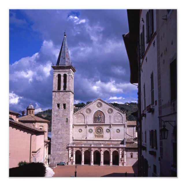 Spoleto Umbria Italien Fototryck (Framsidan)