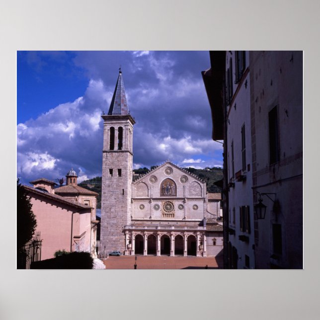 Spoleto Umbria Italien Poster (Framsidan)