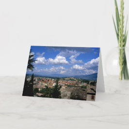 Spoleto Umbria Italien Tack Kort