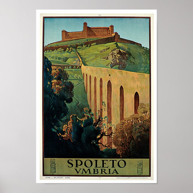 Spoleto ~ Umbria Poster (Framsidan)