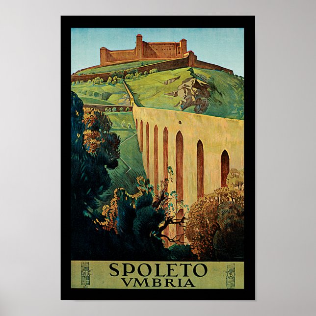 Spoletto ~ Umbria Poster (Framsidan)