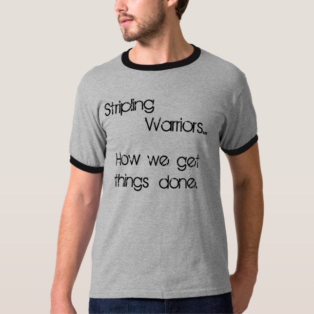 spolingkrigare t-shirt (Framsida)