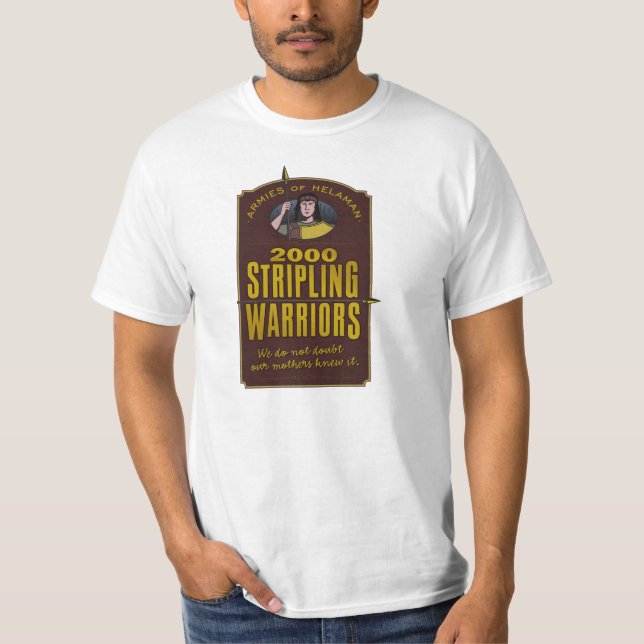 Spolingkrigareshirt. 2000 t-shirt (Framsida)