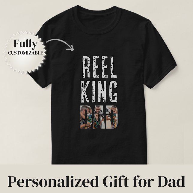 Spolkung Pappa T Shirt (Reel King Dad T-Shirt)