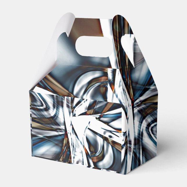 Spolning av rustiska och blinka klipp och linjer presentaskar (Framsidan Sidan)