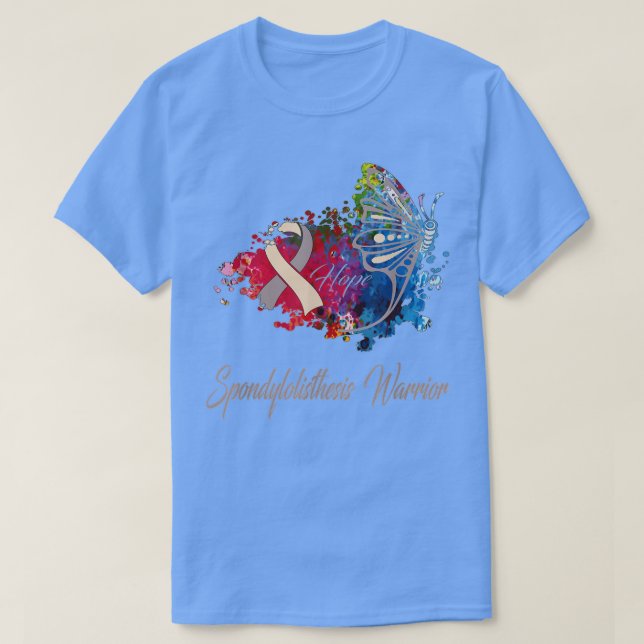 spondylolisthes Awareness T Shirt (Design framsida)