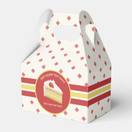 Sponge Cake - Frosted Tres Lears kräm och Red Fa Presentaskar