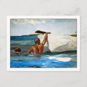 Sponge Diver by Winslow Homer Vykort